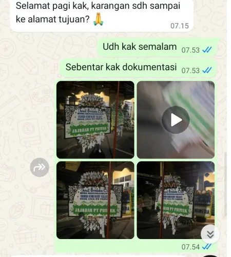 Pengiriman Papan Bunga Selamat Donorati Purworejo