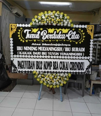Papan Bunga di Donorati Purworejo